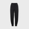 Black banded pants wool gabardine